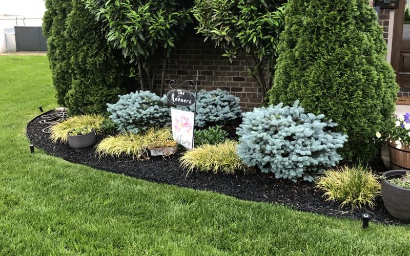Rubber Mulch Landscaping with Personal Touch