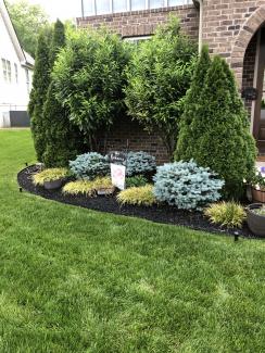 Rubber Mulch Landscaping with Personal Touch