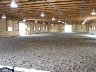 Horse Arena With Rubber Mulch